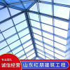  濟南鋁合金結構陽光房廠家 鋼結構廠房搭建廠家直銷  山東紅朋建筑工程有限公司
