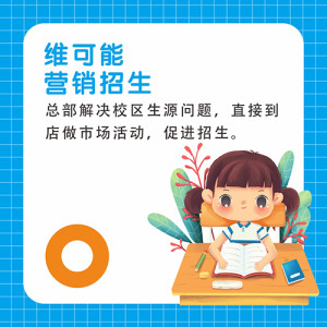 維可能兒童專注力營銷招生
