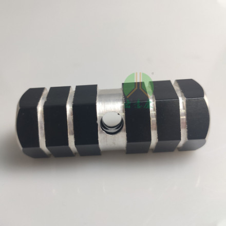 脚踏火箭筒 自行车实心脚柱 站人杆山地车脚杠脚踏板铝合金加长款
