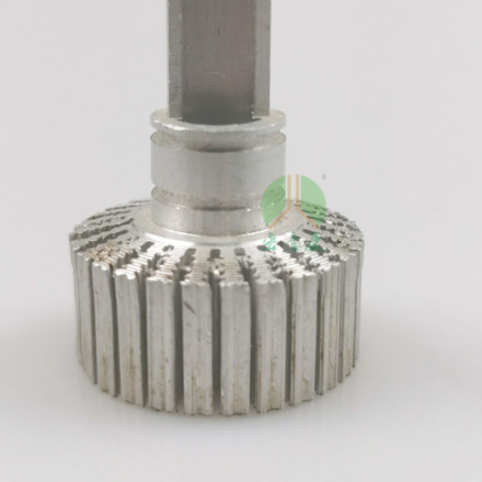 大灯散热器铝型材 CNC太阳花散热器6063挤压铝合金灯饰散热型材