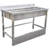 不銹鋼雙槽消毒洗手池  不銹鋼工業(yè)水槽雙槽消毒洗手池  長沙不銹鋼消毒洗手池價格