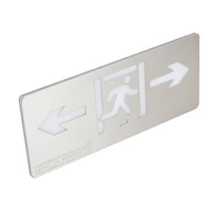 超薄不锈钢标志灯 智能疏散安全出口指示灯