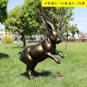 兔子动物雕塑 户外动物雕塑 园林景观雕塑