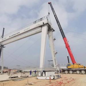 漳州古雷煉化一體化項目 200噸航車安裝