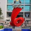 大型城市廣場不銹鋼雕塑定制 戶外不銹鋼園林景觀雕塑擺件 戶外景觀不銹鋼鏡面擺件雕塑