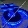 金屬背打光LED發光字_鄭州背發光字公司